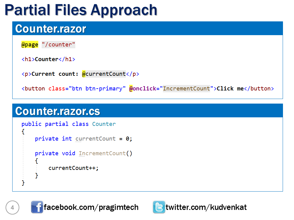 split blazor component example